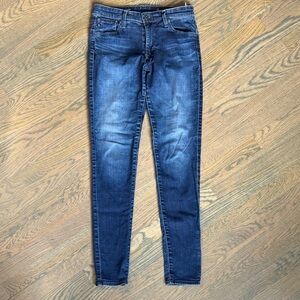 AG Adriano Goldschmied Dark Blue Skinny Jeans